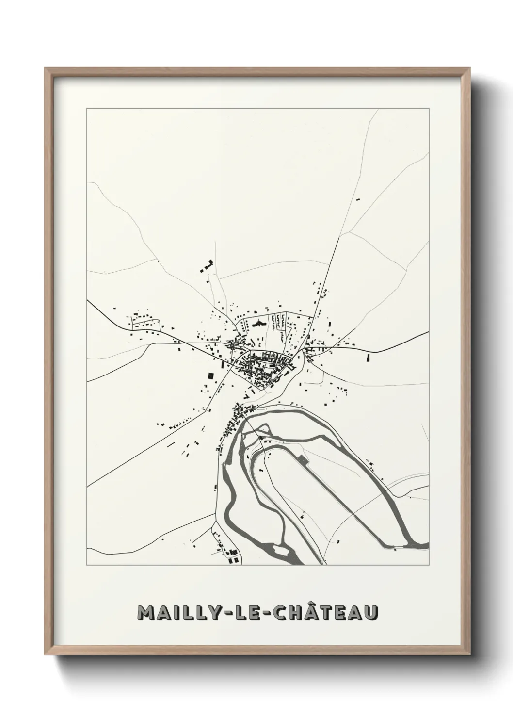 Un poster carteMailly-le-Château