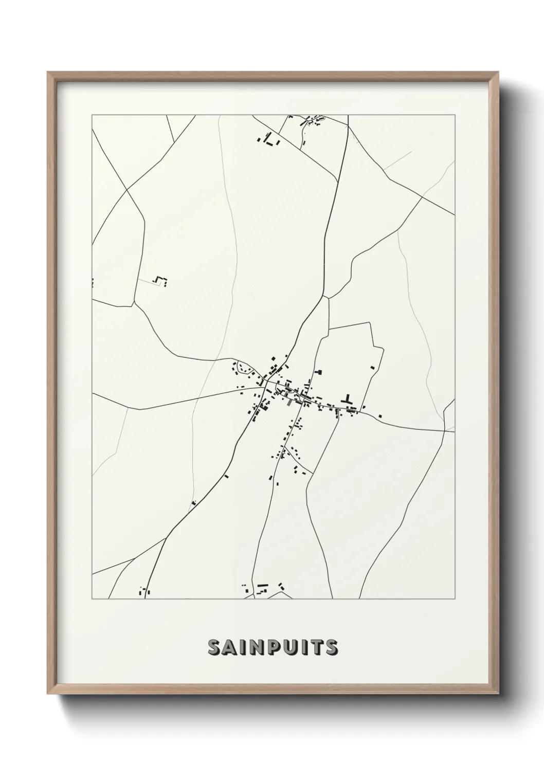 Un poster carteSainpuits