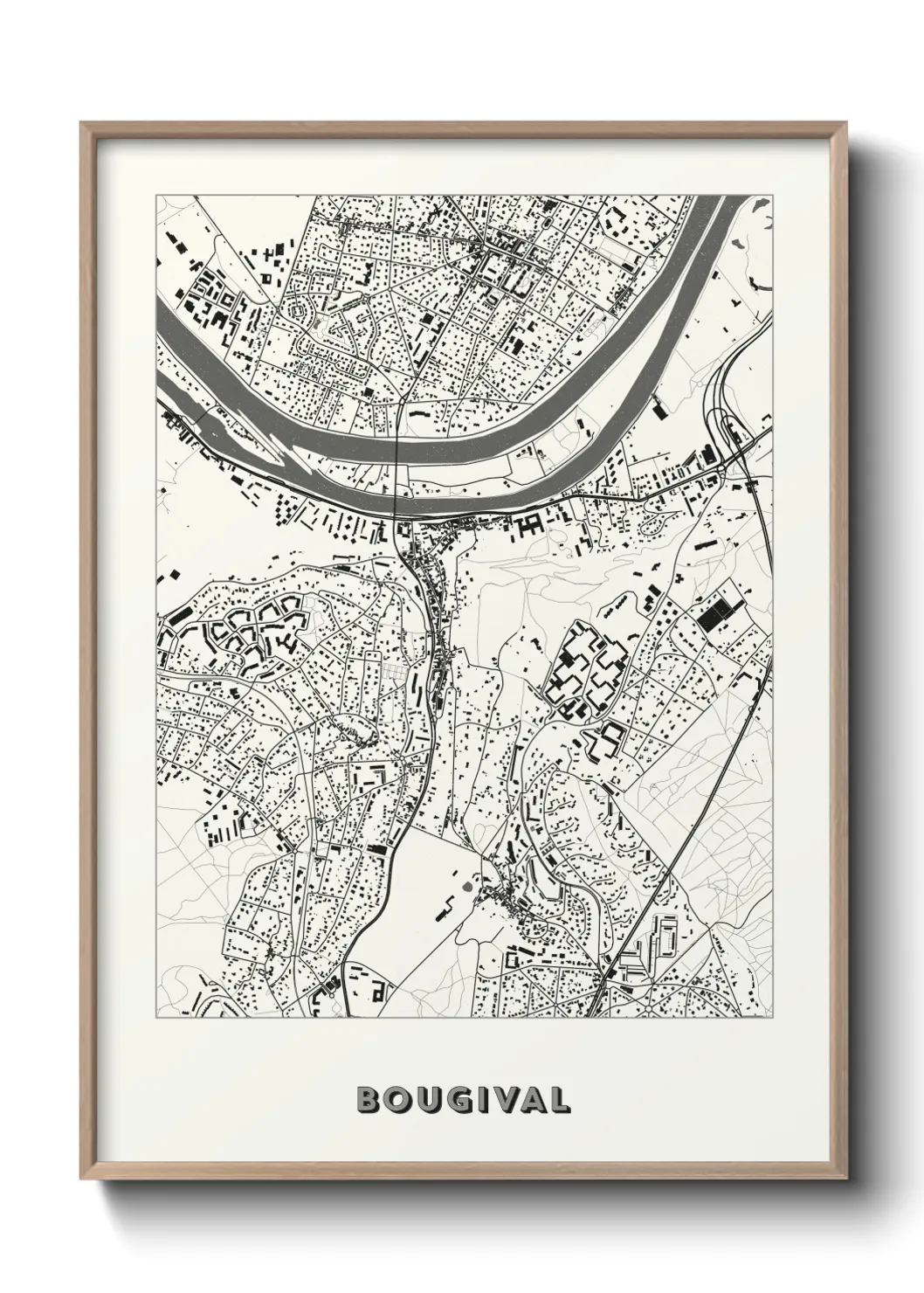 Un poster carteBougival