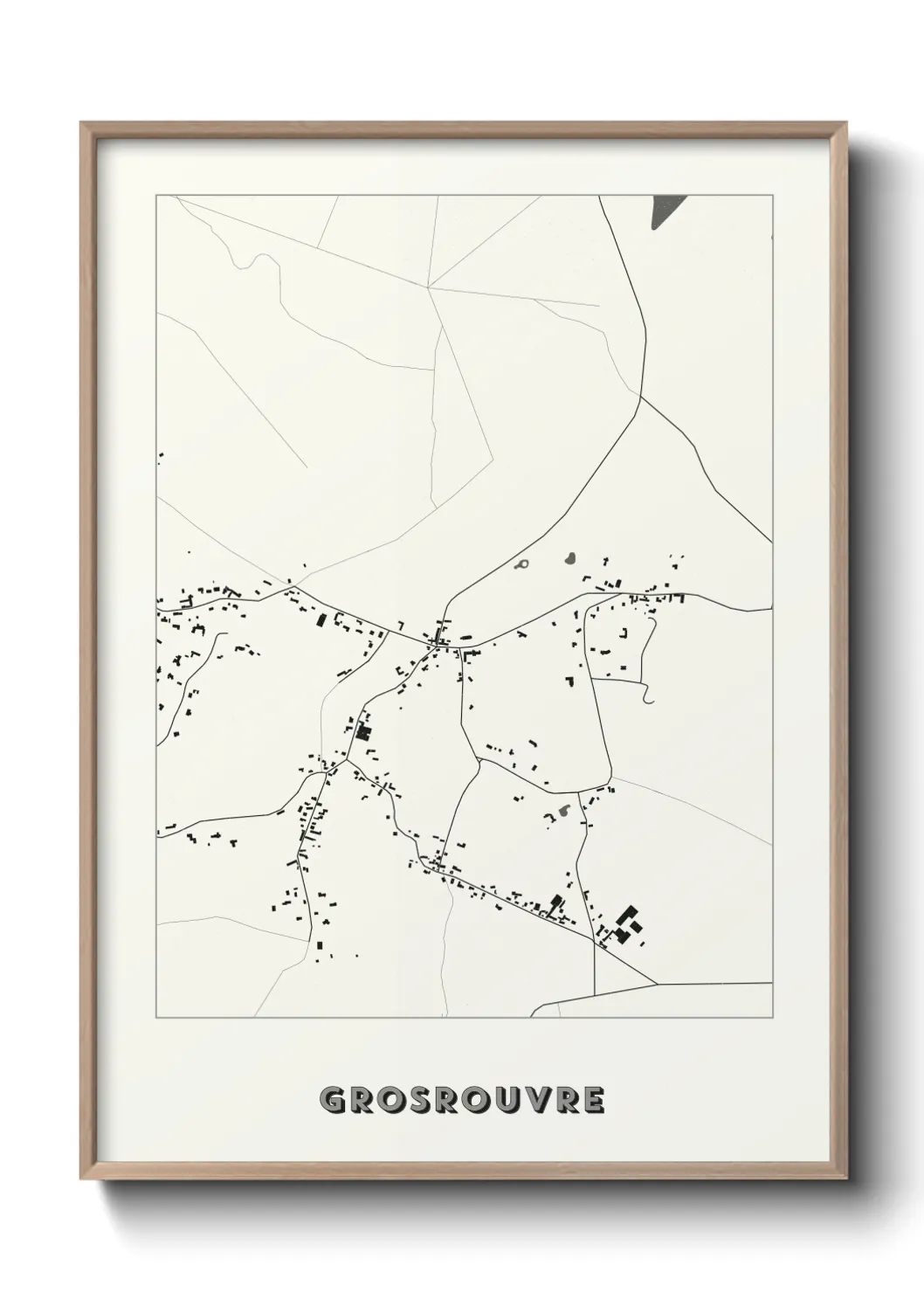 Un poster carteGrosrouvre