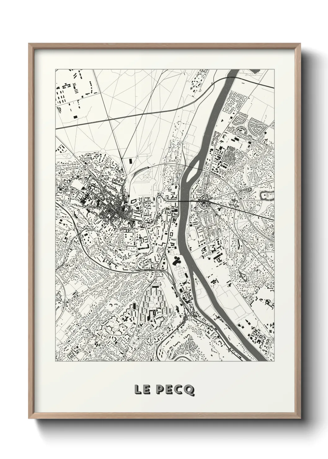 Un poster carteLe Pecq
