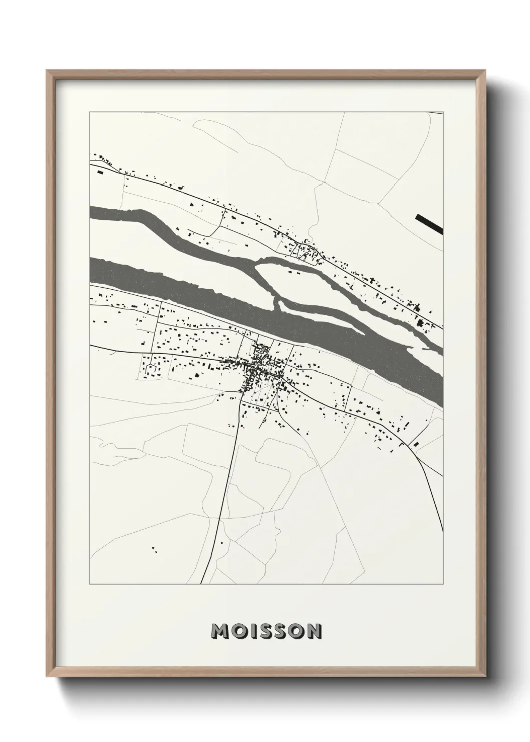 Une affiche de carte sur Moisson